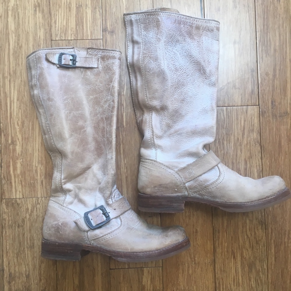 FRYE Veronica slouch boots, size 6. Worn twice.